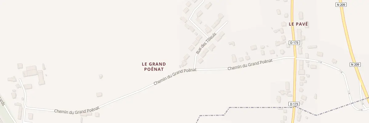 Plan du 1 Rue des Tilleuls à Billy