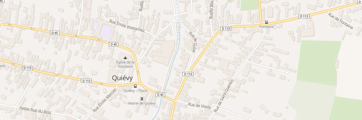 Plan du 5 Rue de Guise à Quiévy