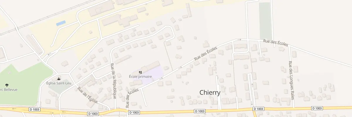 Plan du 7 Rue des Ecoles à Chierry