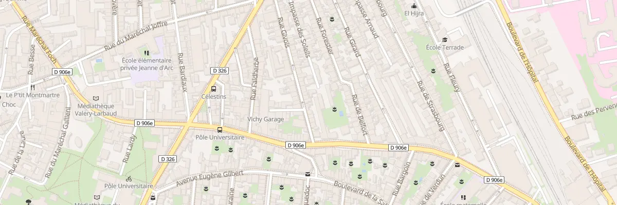 Plan du 16 Rue Givois à Vichy