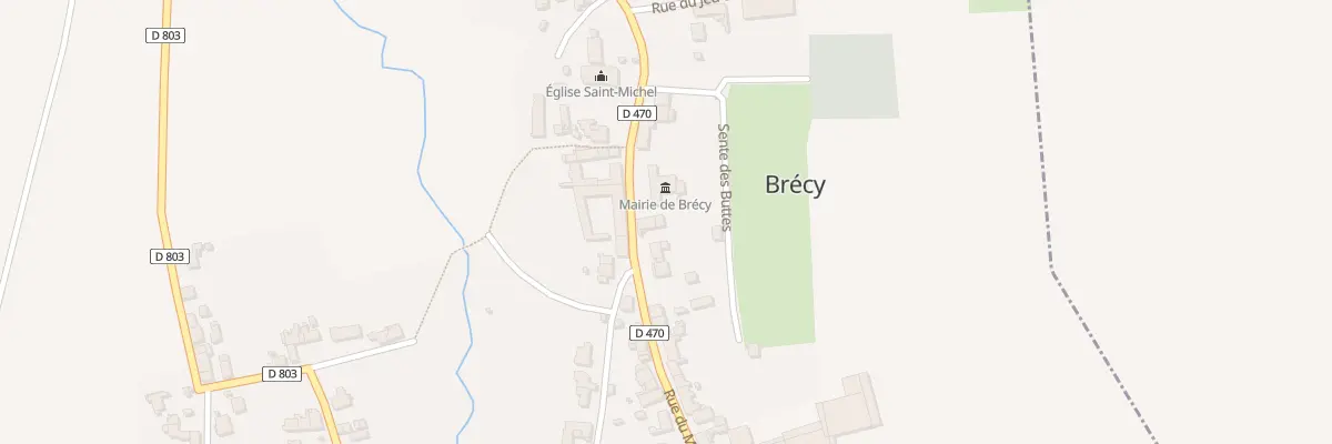 Plan du 40B Rue du Montcet à Brécy