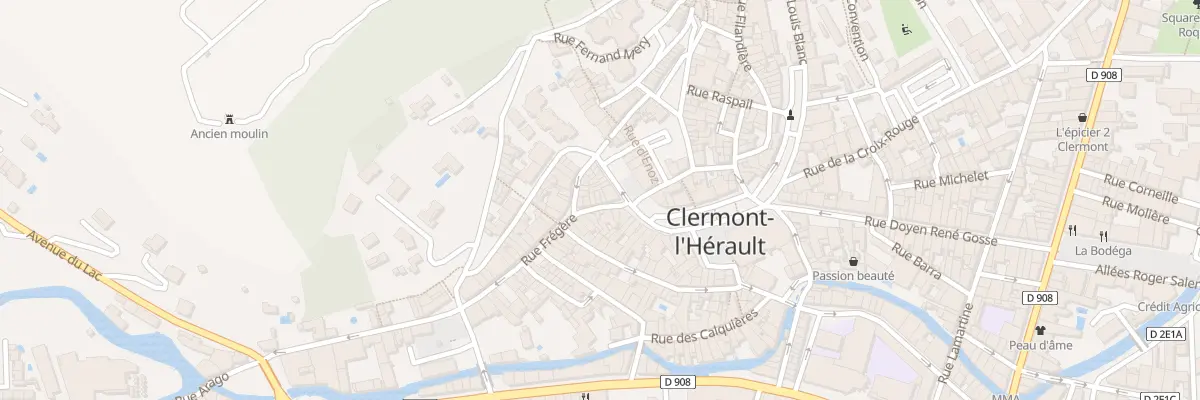Plan du 53 Rue Fregere à Clermont-l’Hérault
