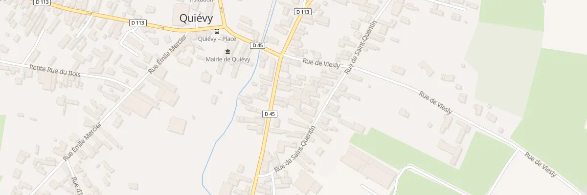 Plan du 11 Rue Jean Lebas à Quiévy