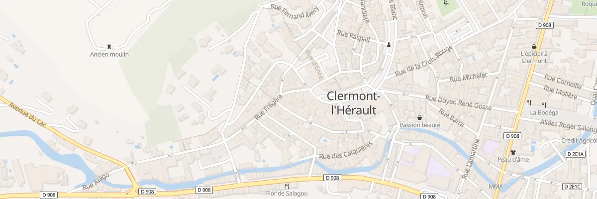 Plan du 70 Rue Fregere à Clermont-l’Hérault