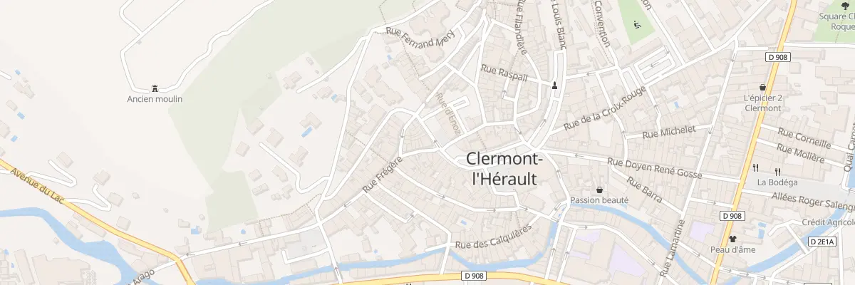 Plan du 57 Rue Fregere à Clermont-l’Hérault