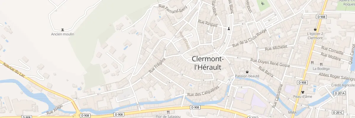 Plan du 72 Rue Fregere à Clermont-l’Hérault
