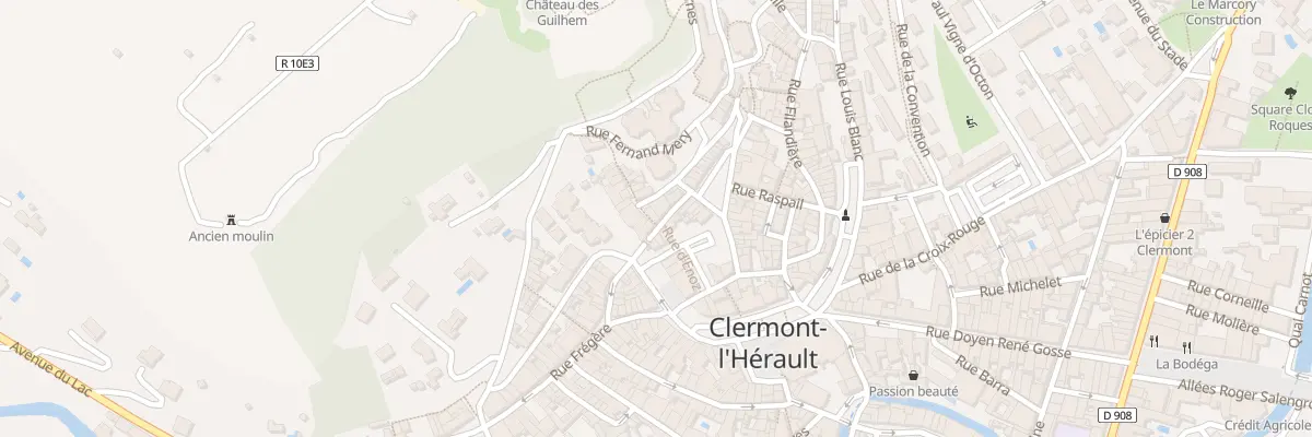 Plan du 5 Rue Bozene à Clermont-l’Hérault