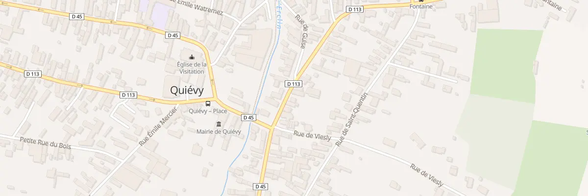 Plan du 8 Rue Gabriel Péri à Quiévy
