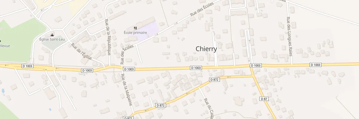 Plan du 43 Av du Général de Gaulle à Chierry