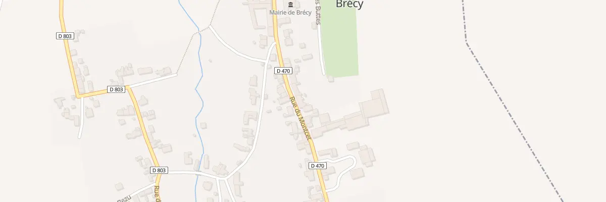 Plan du 22 Rue du Montcet à Brécy