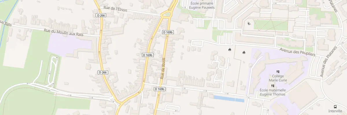 Plan du 34 Rue de Rivoli à Saint-Amand-les-Eaux