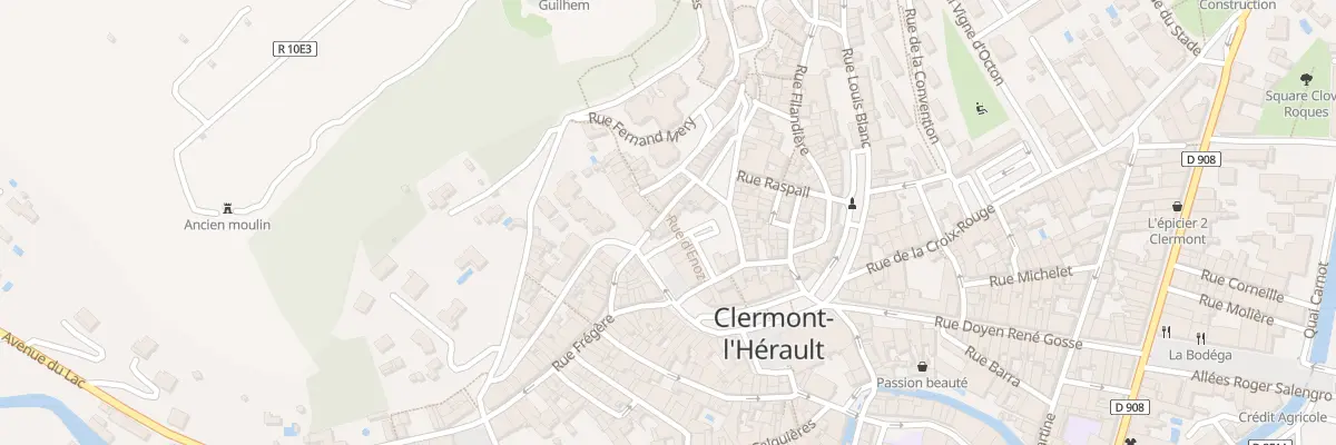 Plan du 2 Rue d’Enoz à Clermont-l’Hérault