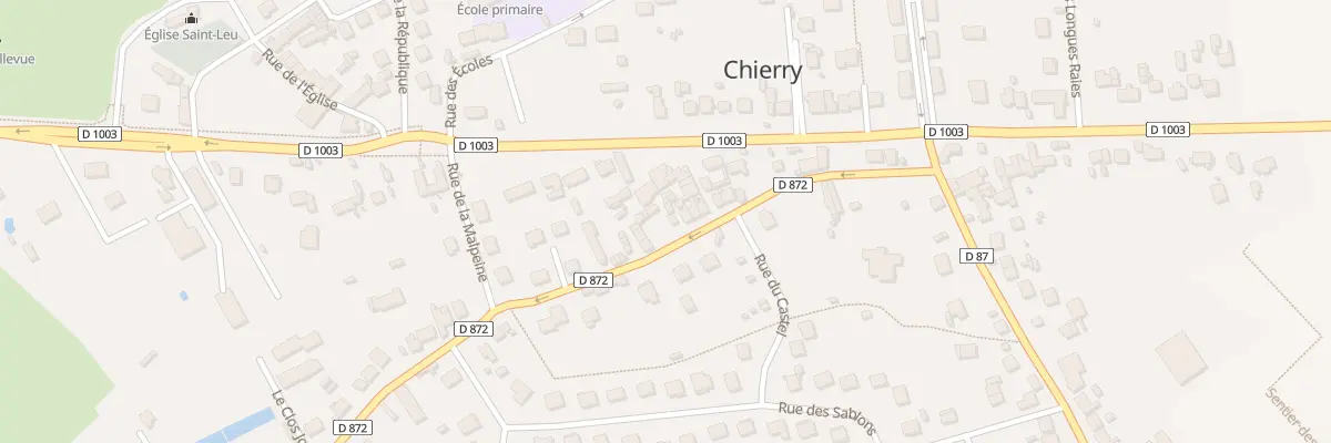 Plan du 14 Rue d’Etampes à Chierry