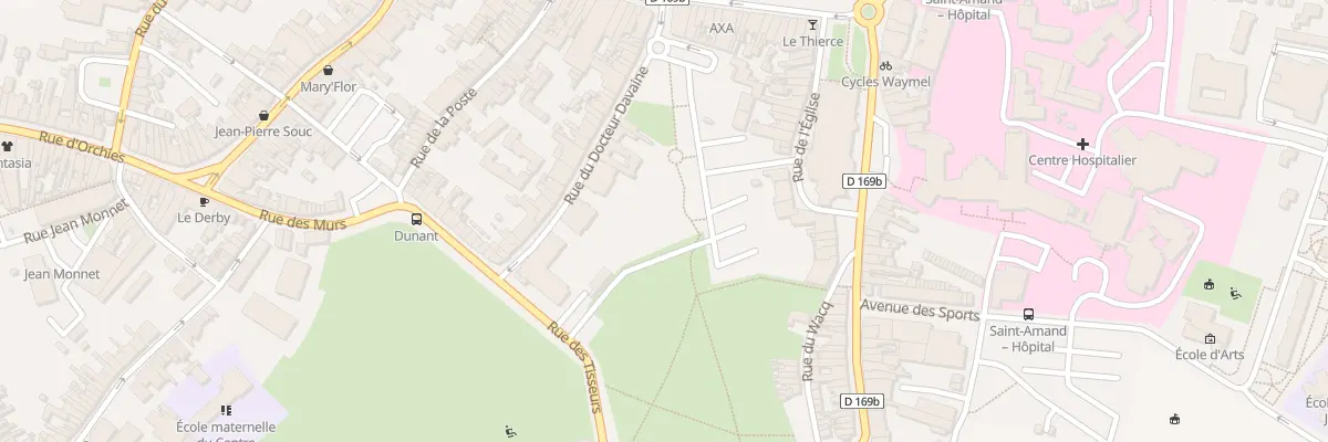 Plan du 31 Rue du Docteur Davaine à Saint-Amand-les-Eaux