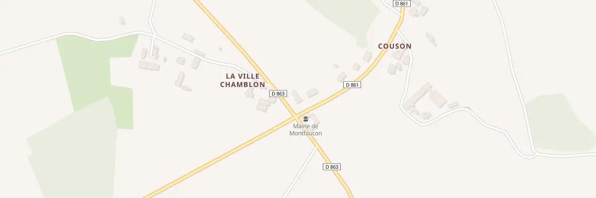 Plan du 2B La Ville Chamblon à Montfaucon