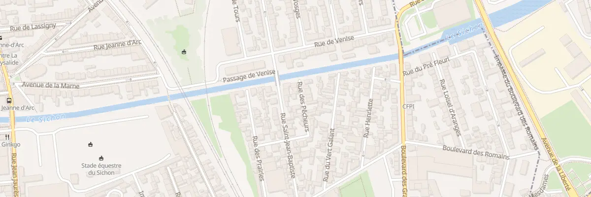 Plan du 13 Rue des Pecheurs à Vichy