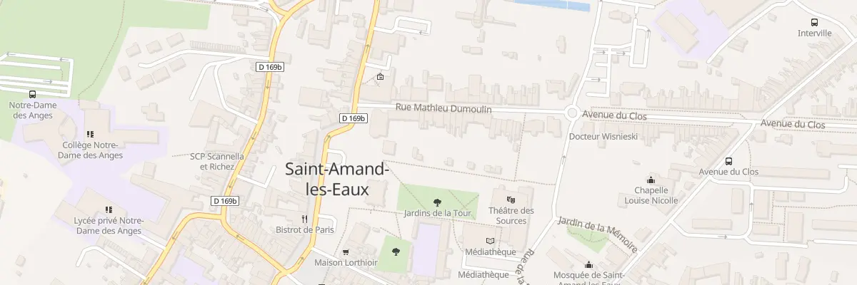 Plan du 4 Rue Mathieu Dumoulin à Saint-Amand-les-Eaux