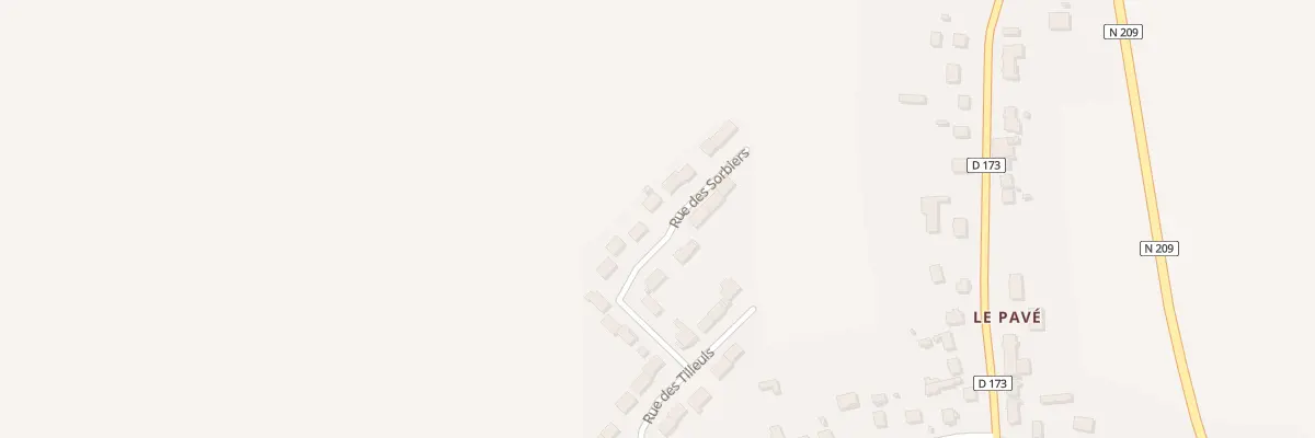 Plan du 13 Rue des Sorbiers à Billy