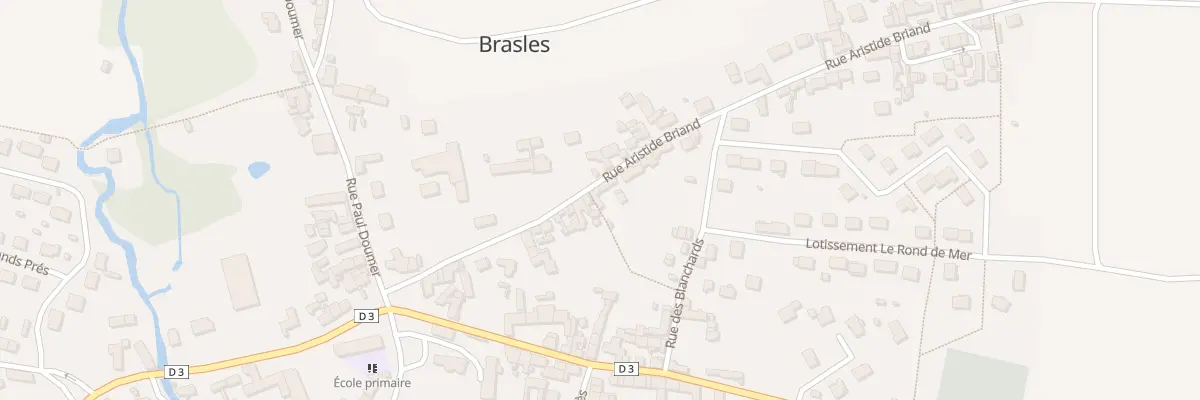 Plan du 18 Rue Aristide Briand à Brasles