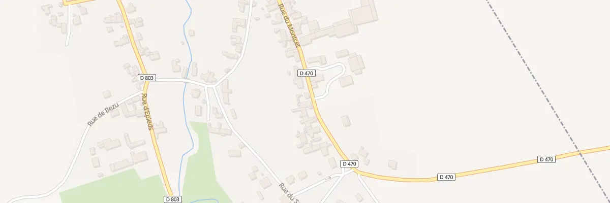 Plan du 5041 Rue du Montcet à Brécy