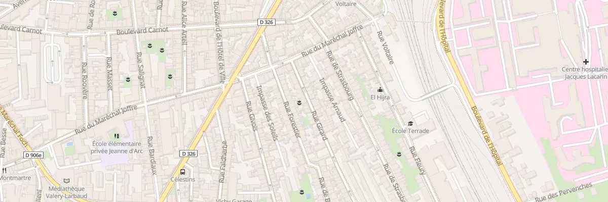 Plan du 43 Rue Girard à Vichy
