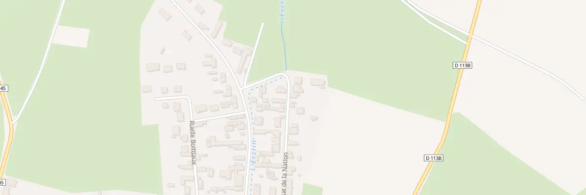 Plan du 40 Rue de la Nation à Quiévy