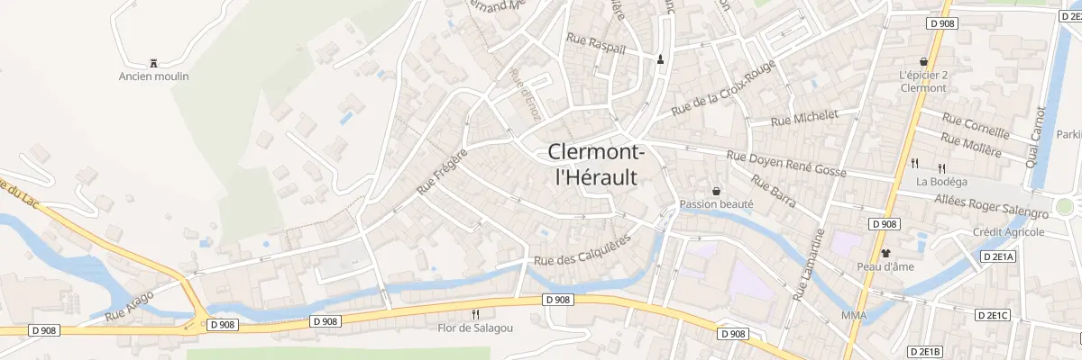Plan du 32 Rue du Marche à Clermont-l’Hérault