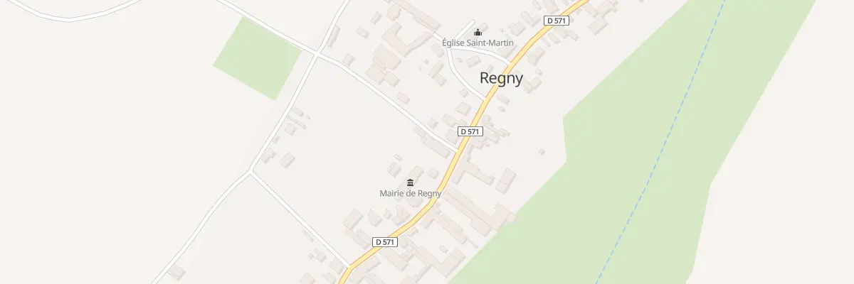 Plan du 17 Gr Grande Rue à Regny