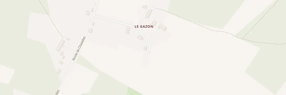 Plan du 9002 Le Gazon à Pourrain