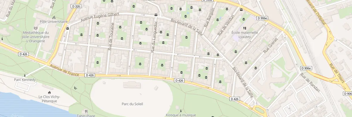 Plan du 33 Av Jean-Baptiste Bulot à Vichy