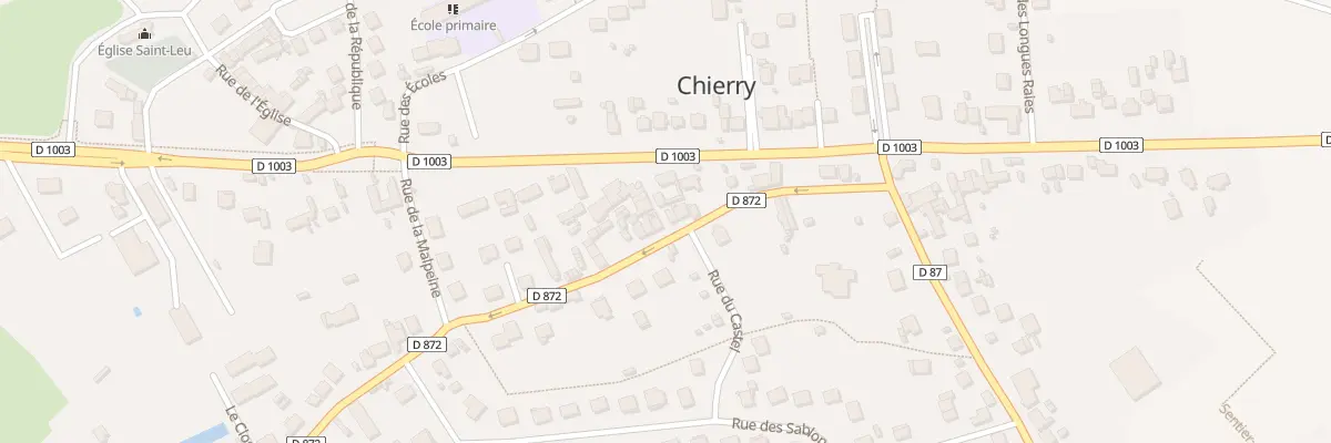 Plan du 6 Rue d’Etampes à Chierry