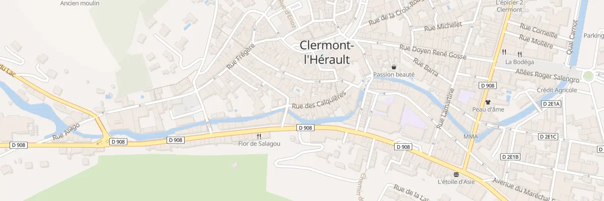 Plan du 7 Rue des Calquieres à Clermont-l’Hérault