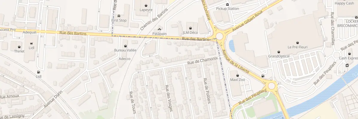 Plan du 27 Rue de Chamonix à Vichy
