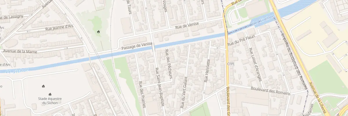 Plan du 12B Rue des Pecheurs à Vichy