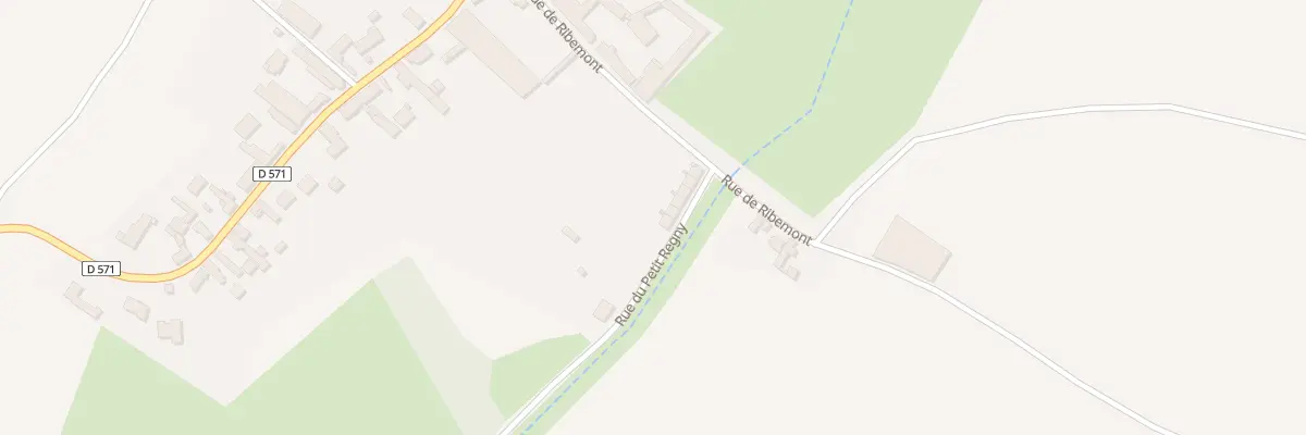 Plan du 12 Rue du Petit Regny à Regny