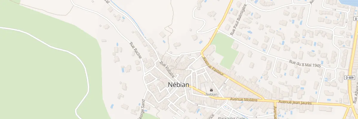 Plan du 9 Rue Boileau à Nébian