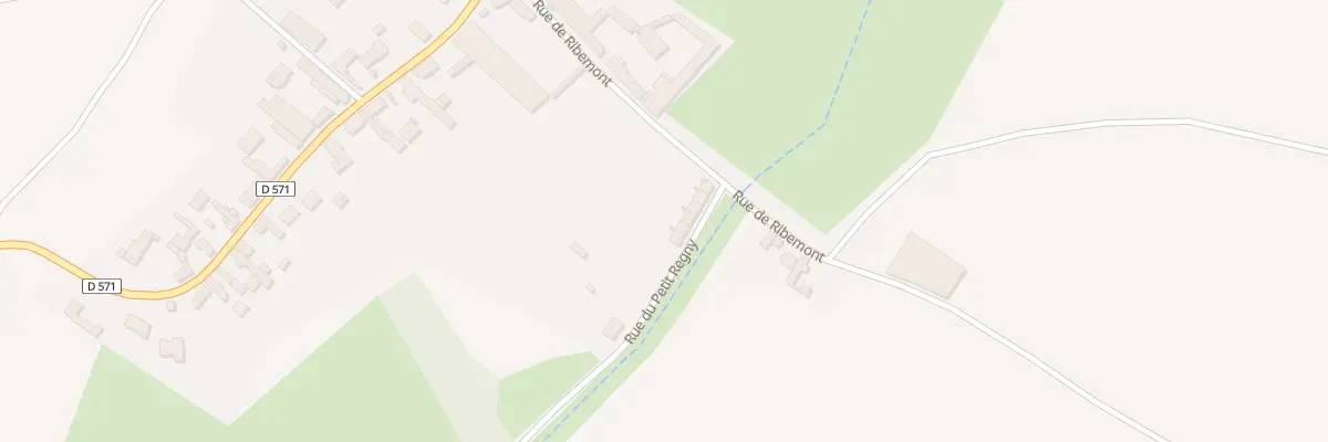 Plan du 8 Rue du Petit Regny à Regny
