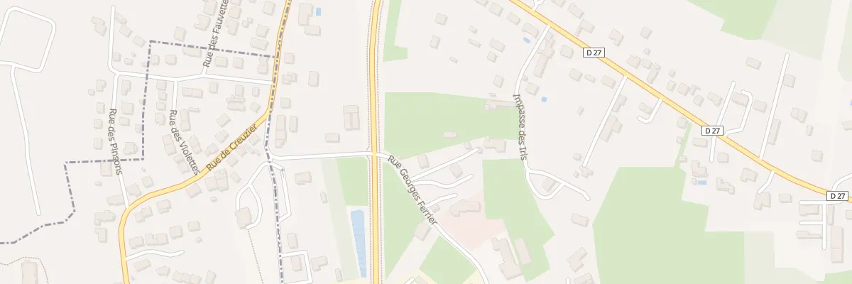 Plan du 20 Rue Georges Ferrier à Cusset