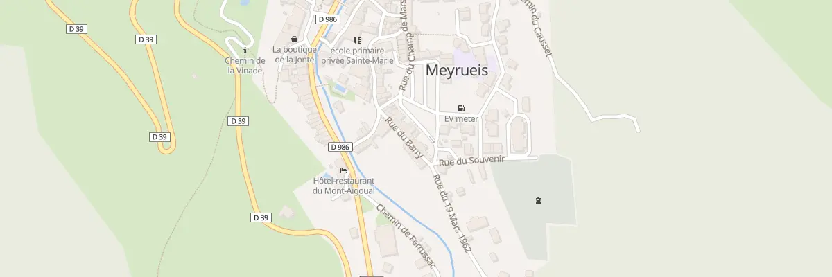 Plan du 17 Rue du Barry à Meyrueis