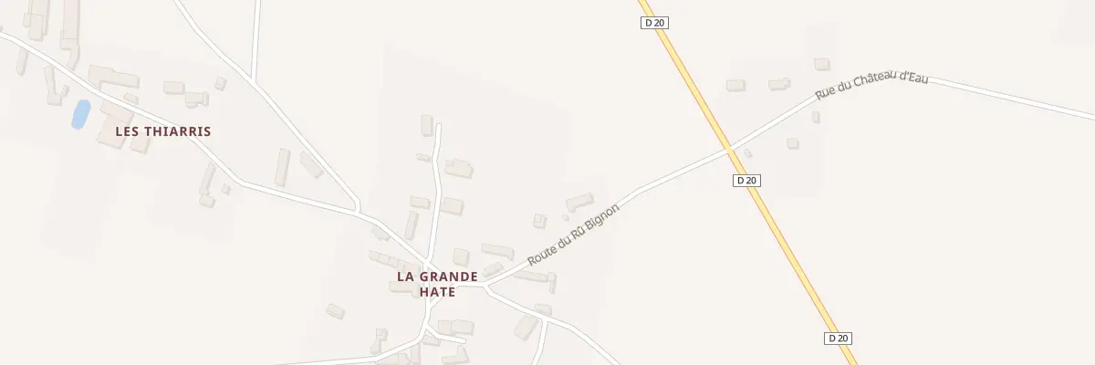 Plan du 6 Rte du Ru Bignon à Dixmont