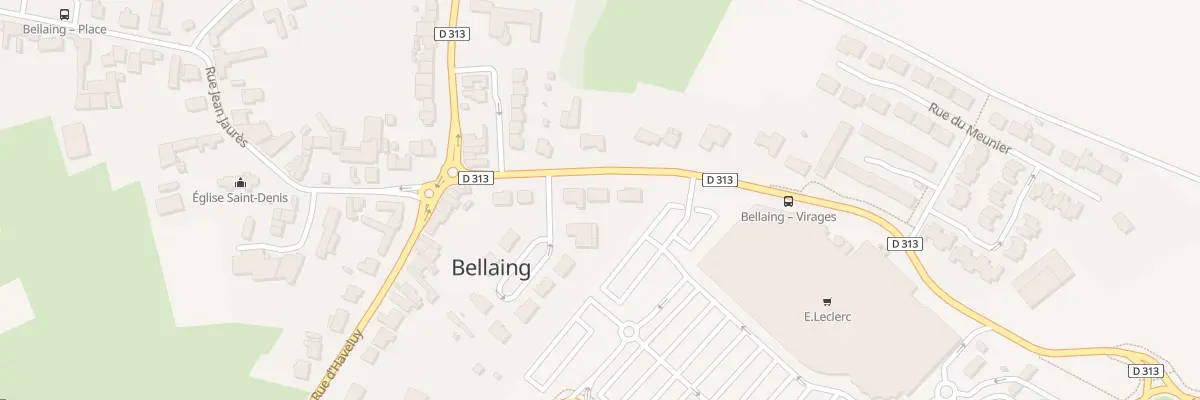 Plan du 100 Rue du Berger à Bellaing