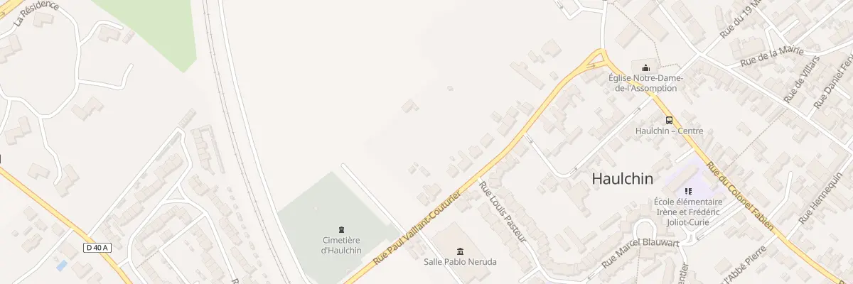 Plan du 19 Rue Vaillant Couturier à Haulchin