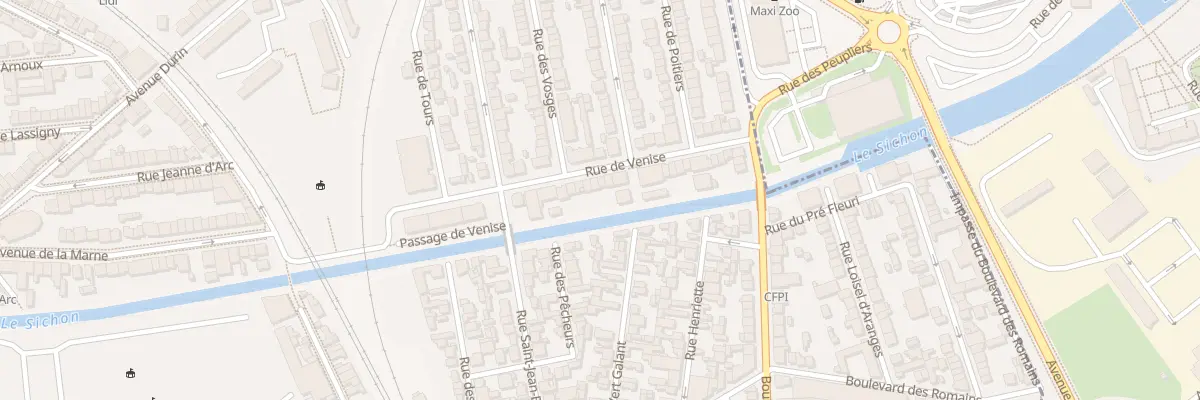 Plan du 30 Rue de Venise à Vichy