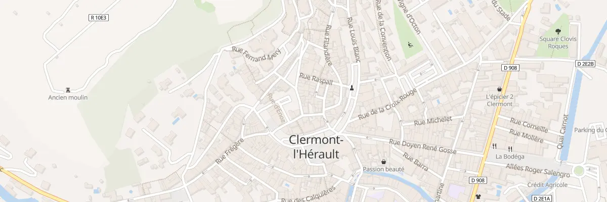 Plan du 6 Rue Fontaine de la Ville à Clermont-l’Hérault