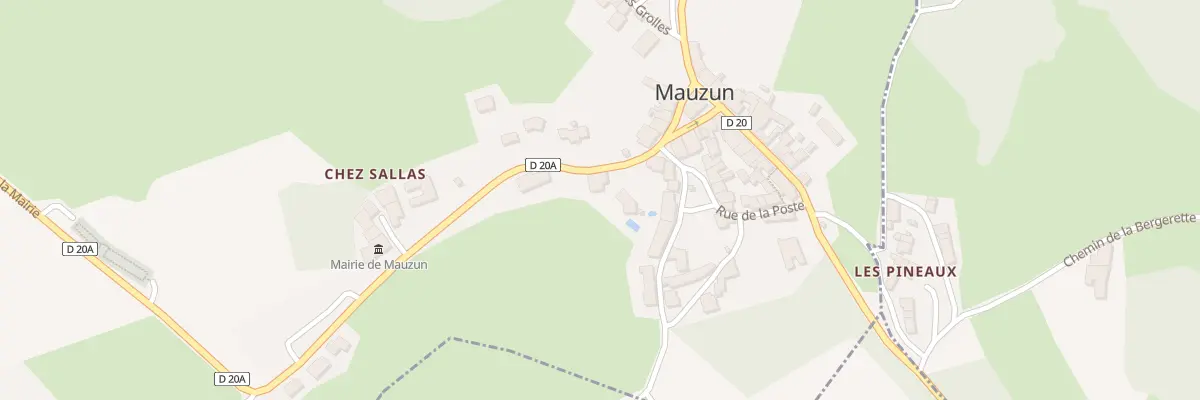 Plan du 5072 Rte de la Mairie à Mauzun