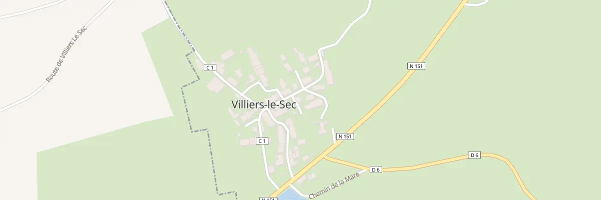 Plan du 37 Le Bourg à Villiers-le-Sec