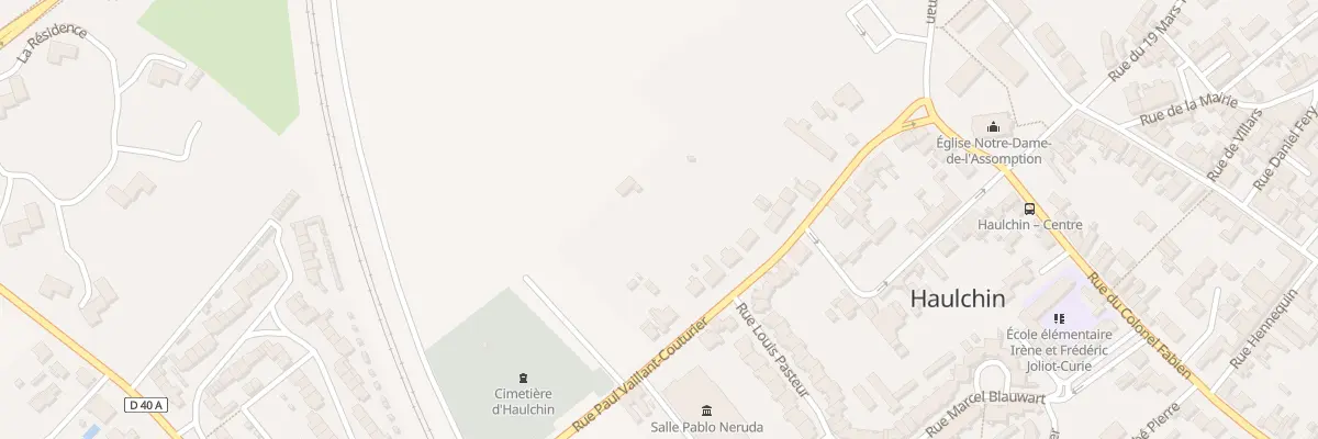 Plan du 17 Rue Vaillant Couturier à Haulchin