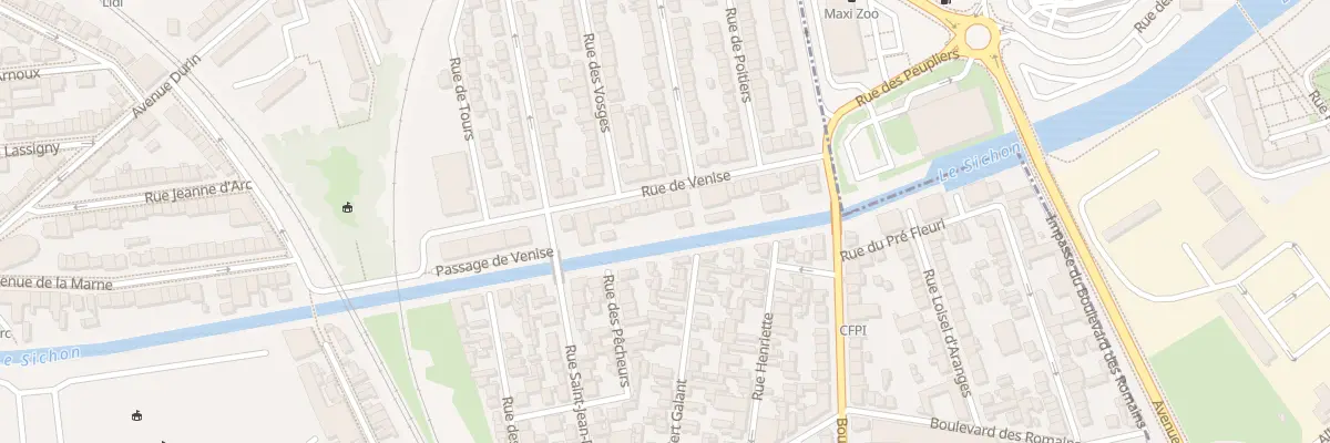 Plan du 32 Rue de Venise à Vichy