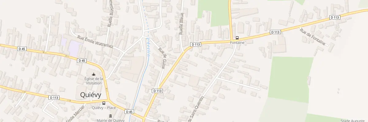 Plan du 32 Rue Gabriel Péri à Quiévy