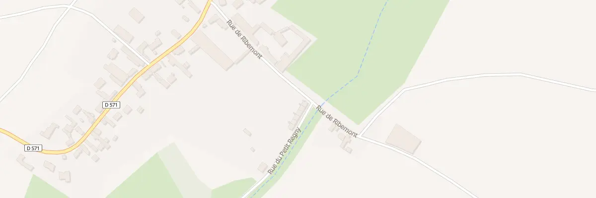 Plan du 2 Rue du Petit Regny à Regny